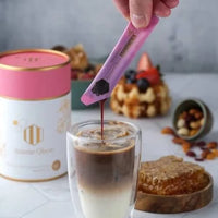 Hibiscus Blend Manuka Honey straws MGO300+ for coffee and tea
